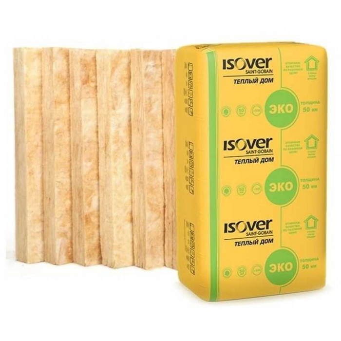 Утеплитель Isover Изовер Тёплый Дом Плита 50х610х1170 в Первомайском